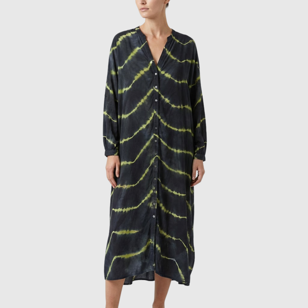 Manon | Élégante Robe Maxi Rayée au Style Boho