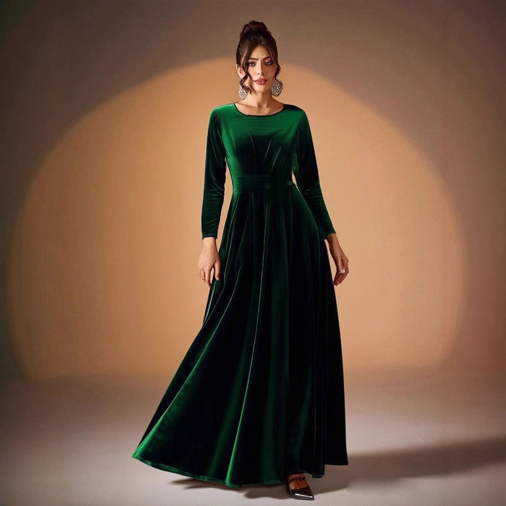 Béatrice | Vestido Maxi de Terciopelo con Mangas Largas" can be rewritten as:

"Béatrice | Maxi Vestido de Terciopelo con Mangas Largas