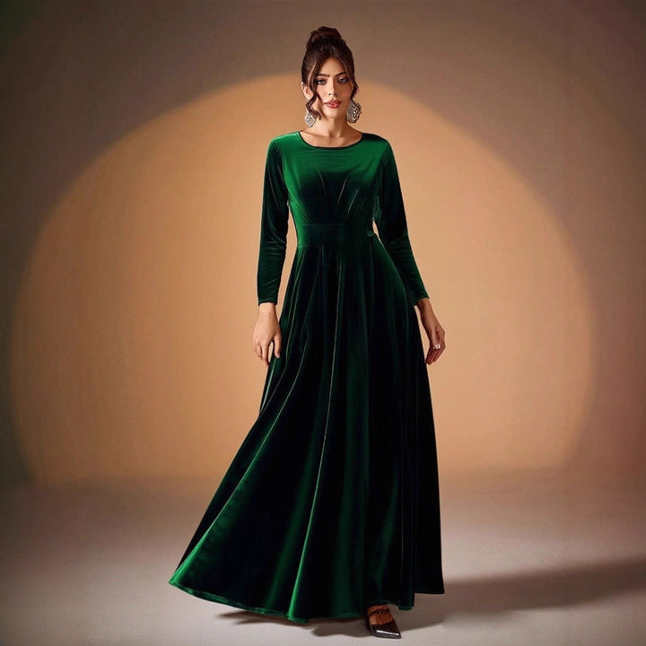 Béatrice | Vestido Maxi de Terciopelo con Mangas Largas" can be rewritten as:

"Béatrice | Maxi Vestido de Terciopelo con Mangas Largas