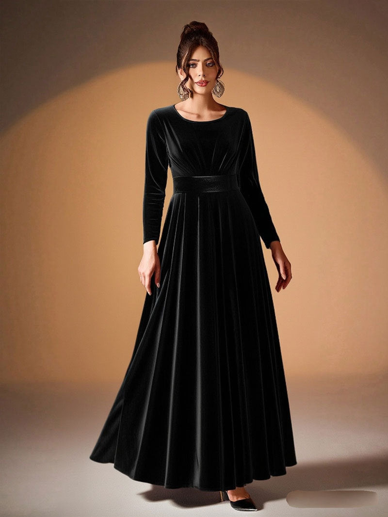 Béatrice | Vestido Maxi de Terciopelo con Mangas Largas" can be rewritten as:

"Béatrice | Maxi Vestido de Terciopelo con Mangas Largas