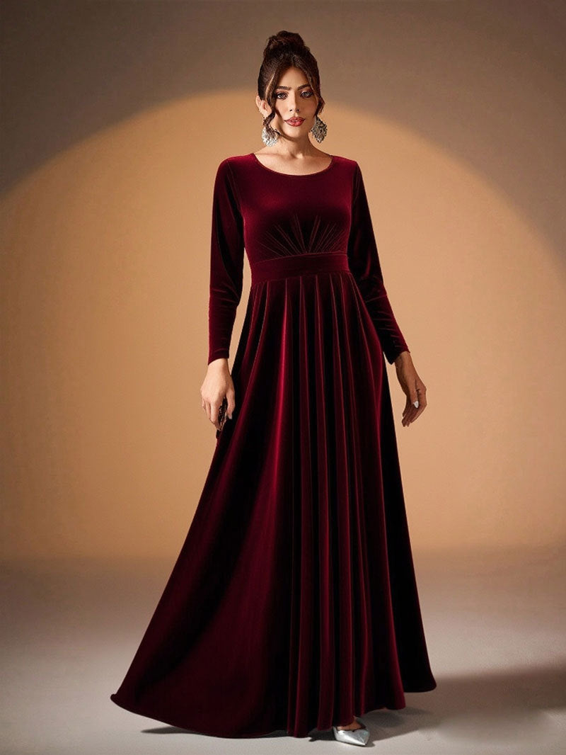 Béatrice | Vestido Maxi de Terciopelo con Mangas Largas" can be rewritten as:

"Béatrice | Maxi Vestido de Terciopelo con Mangas Largas