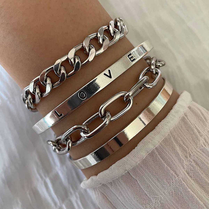 Pulsera Élan Mercer en Oro Blanco
