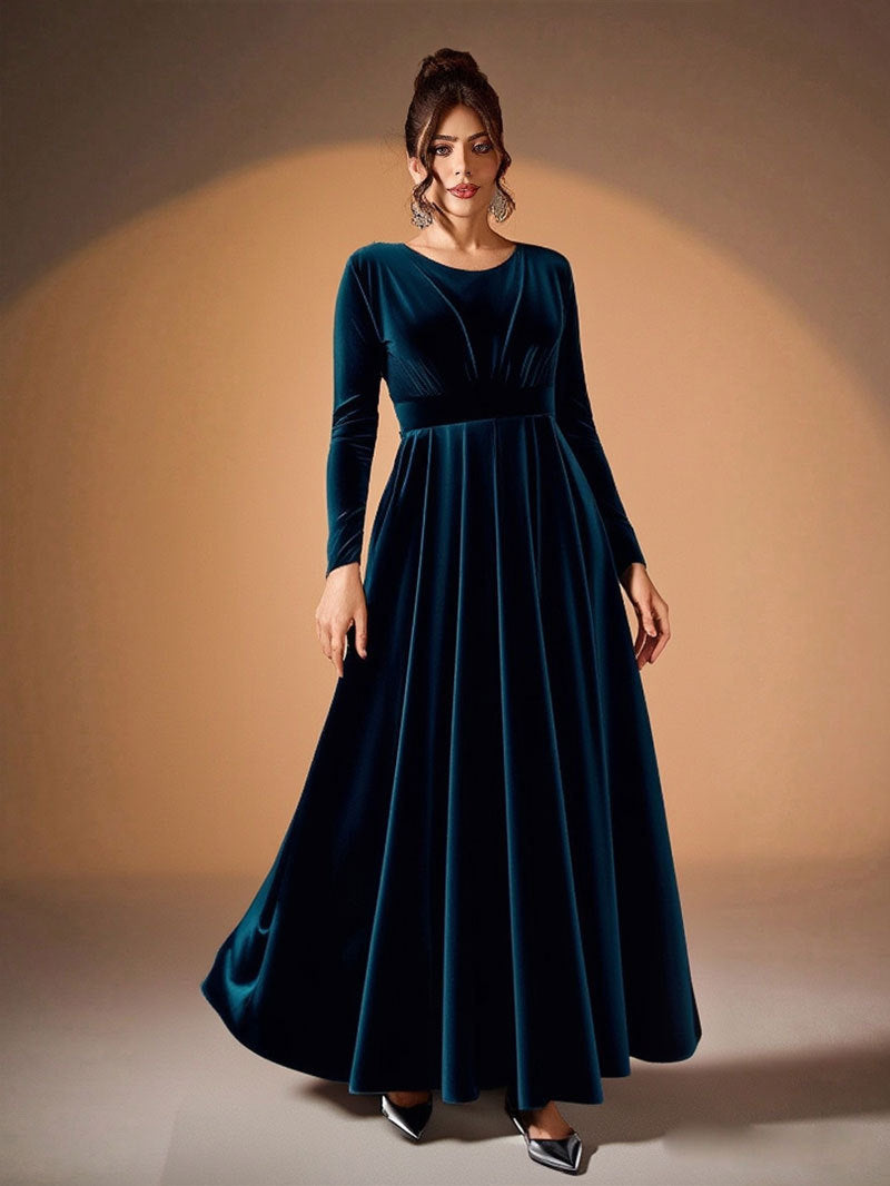 Béatrice | Vestido Maxi de Terciopelo con Mangas Largas" can be rewritten as:

"Béatrice | Maxi Vestido de Terciopelo con Mangas Largas