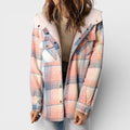 Claudia™ | Chaqueta de cuadros con capucha