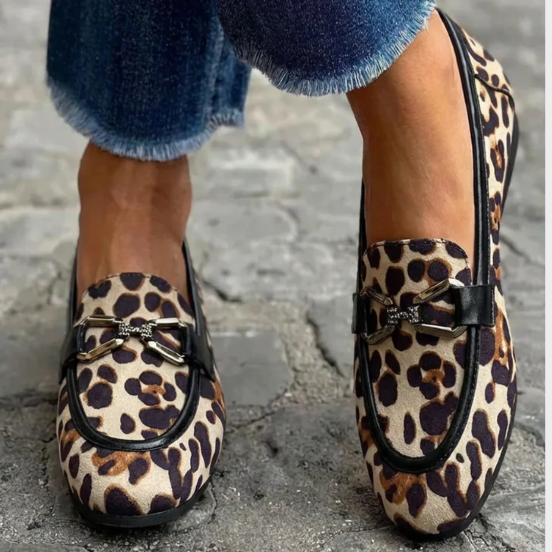 Ginebra - Mocasín Leopardo Moderno