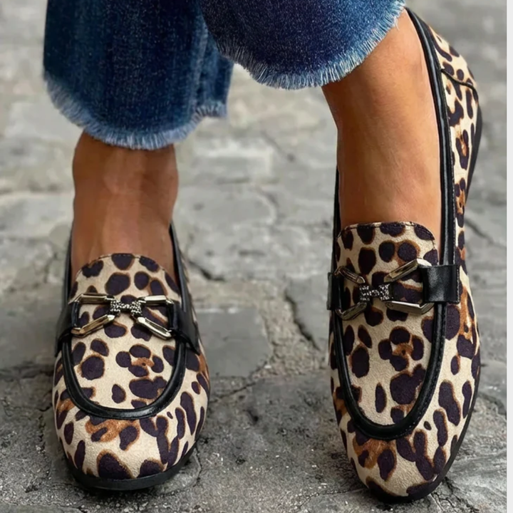Ginebra - Mocasín Leopardo Moderno