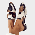 Rory - Mocasines Chic de Cuero de Vaca