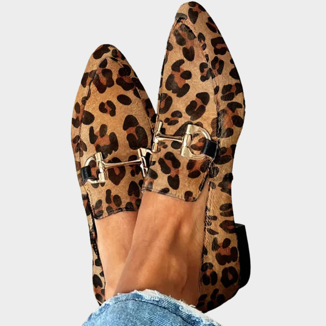 Gia - Mocasines Elegantes Leopardo