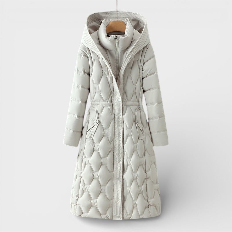 Patricia™ | Abrigo elegante con capucha largo