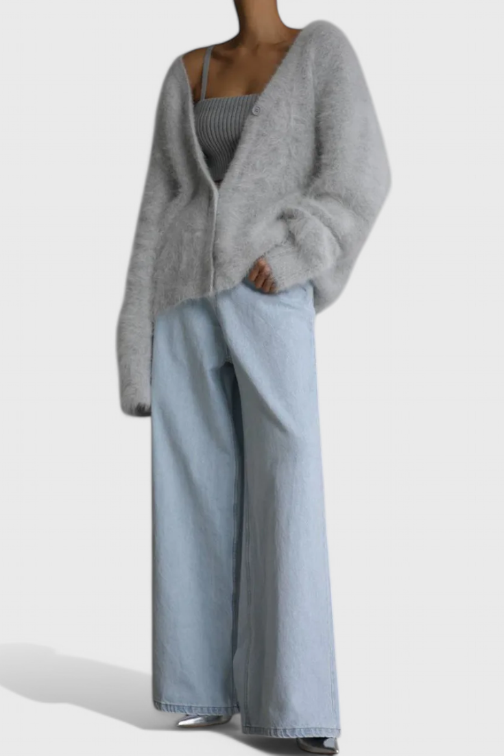 Daniela™ | Cardigan de Mezcla de Cachemira Suave