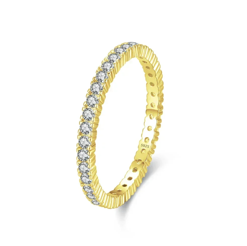 Anillo Eternidad Mínimo Luminoso