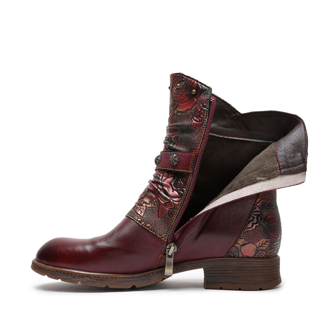 Alma — Zapatos Planos con Hebilla Retro