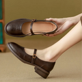 Manon | Mary Janes Clásicas y Cómodas de Cuero