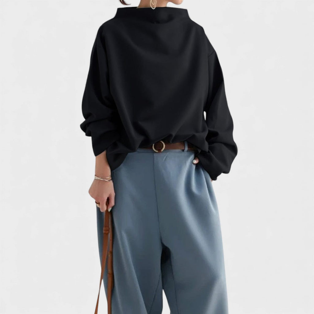 Renée™ | Suéter de punto suave con cuello alto