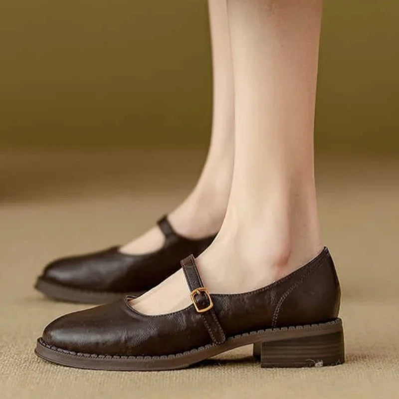 Manon | Mary Janes Clásicas y Cómodas de Cuero