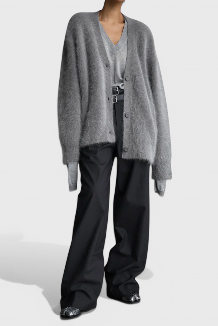 Daniela™ | Cardigan de Mezcla de Cachemira Suave