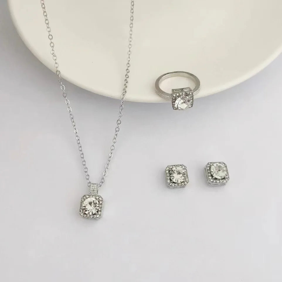 Conjunto de Joyas Cubo de Lujo