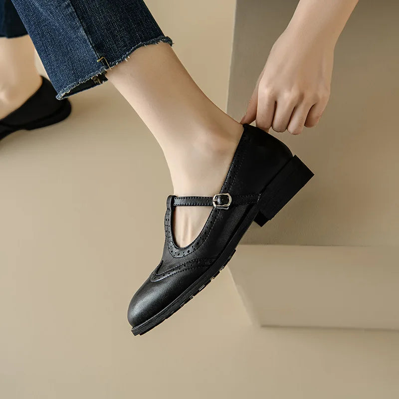 Claire | Elegantes Mary Janes con T-strap