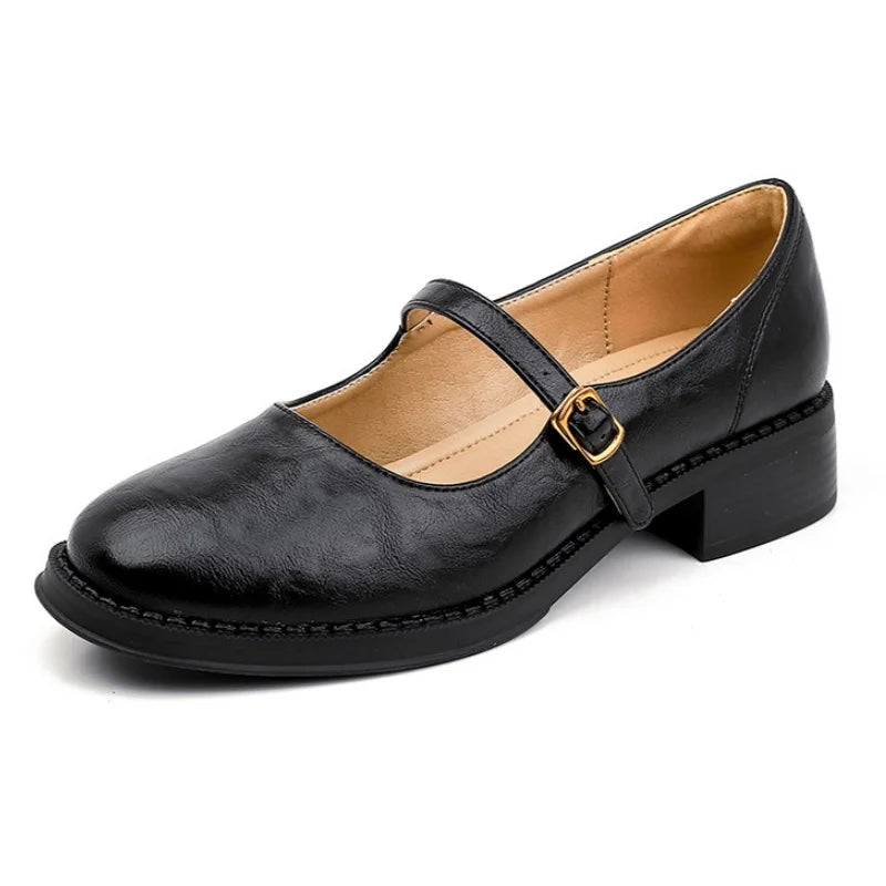 Manon | Mary Janes Clásicas y Cómodas de Cuero