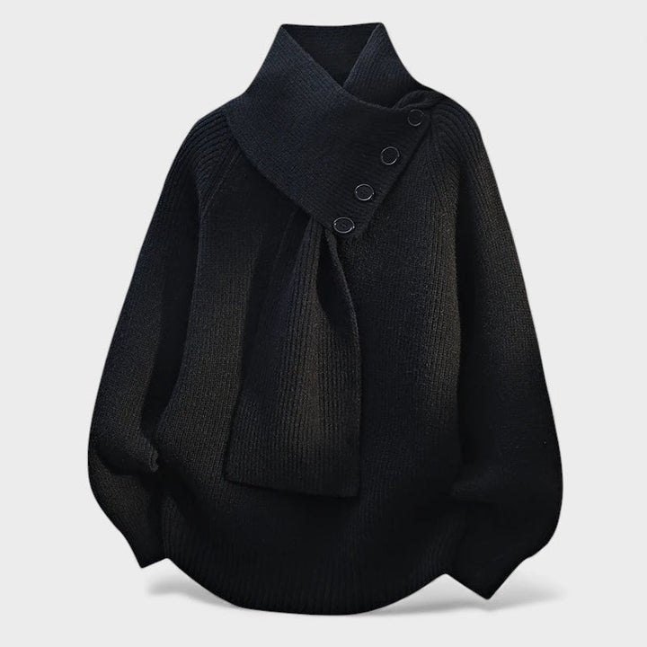 Cayetana™ | Suéter elegante de cuello envolvente