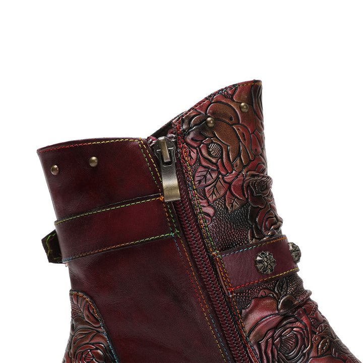 Alma — Zapatos Planos con Hebilla Retro