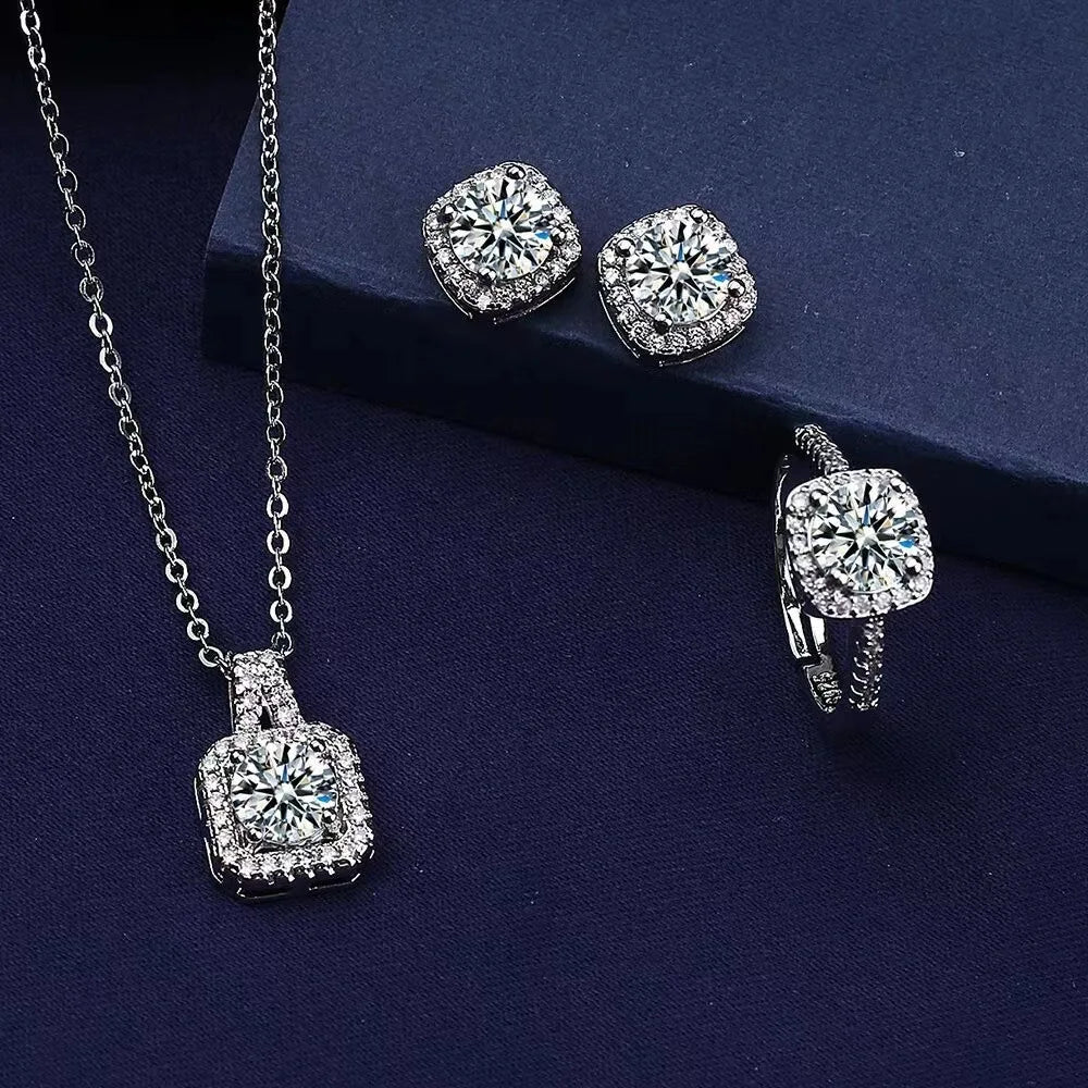 Conjunto de Joyería Cubo de Lujo