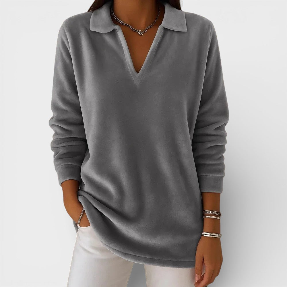 Amelia™ | Jersey suave con escote en V