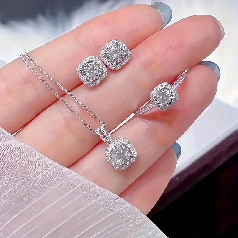 Conjunto de Joyas Cubo de Lujo