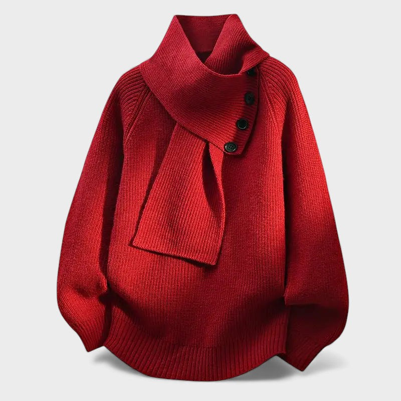 Cayetana™ | Suéter elegante de cuello envolvente
