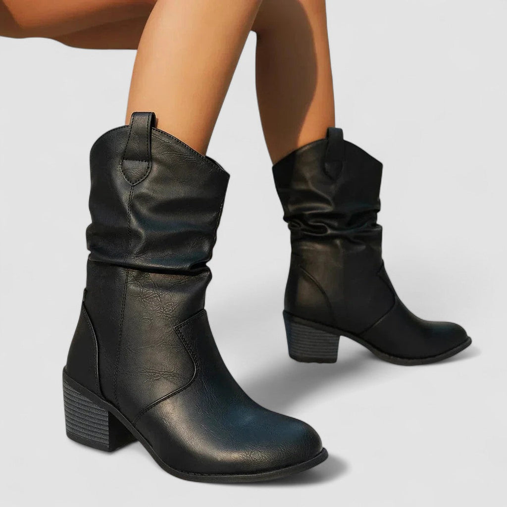 Claire | Botas de cuero ortopédico
