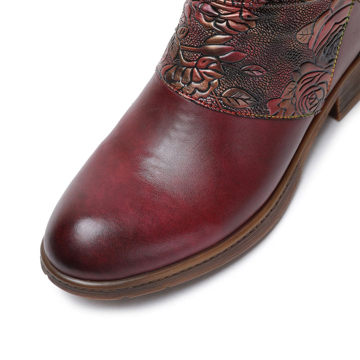 Alma — Zapatos Planos con Hebilla Retro