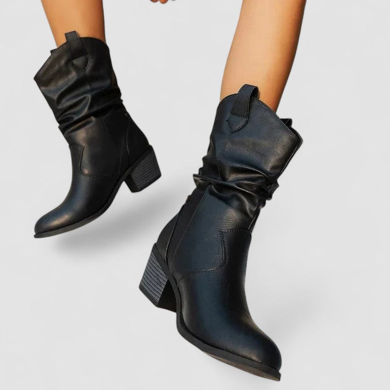 Claire | Botas de cuero ortopédico