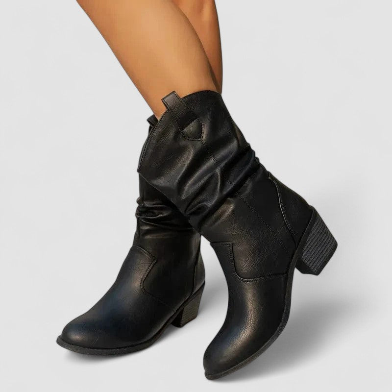 Claire | Botas de cuero ortopédico