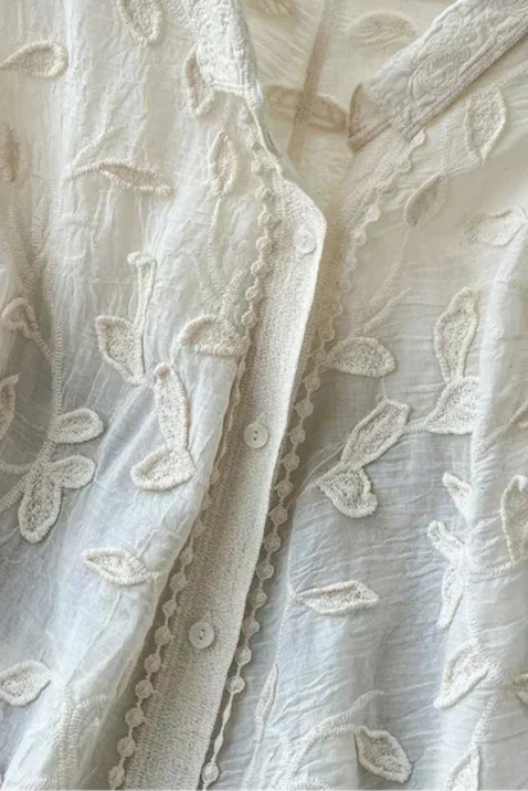 Camisa de Encaje Bordado Prairie