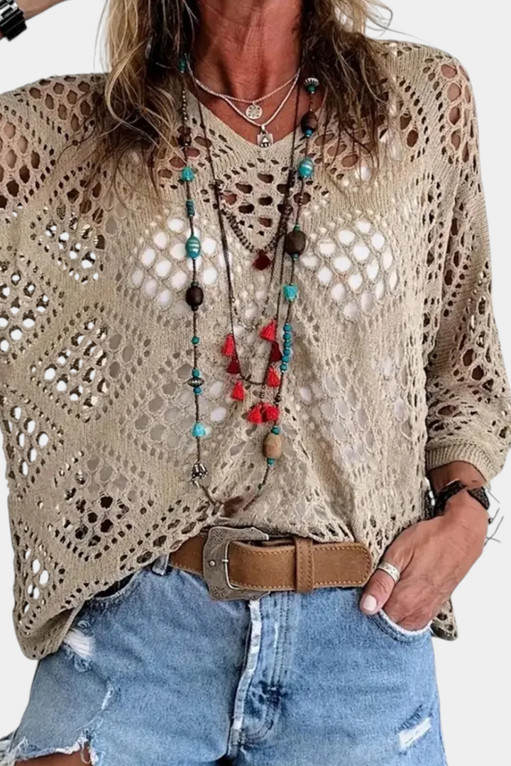Blusa de Encaje de Fern
