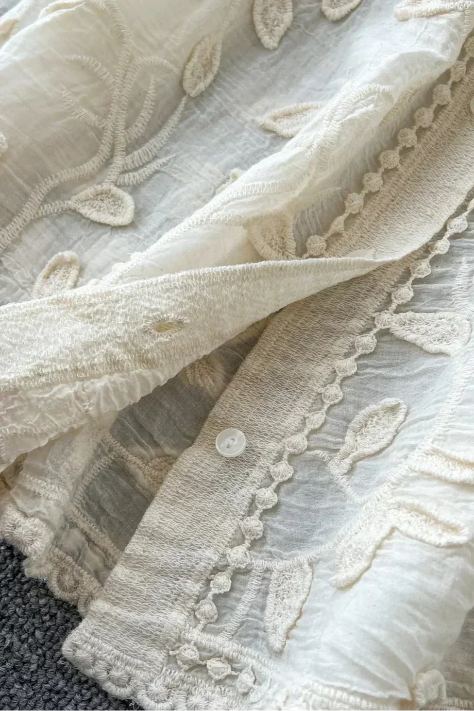 Camisa de Encaje Bordado Prairie