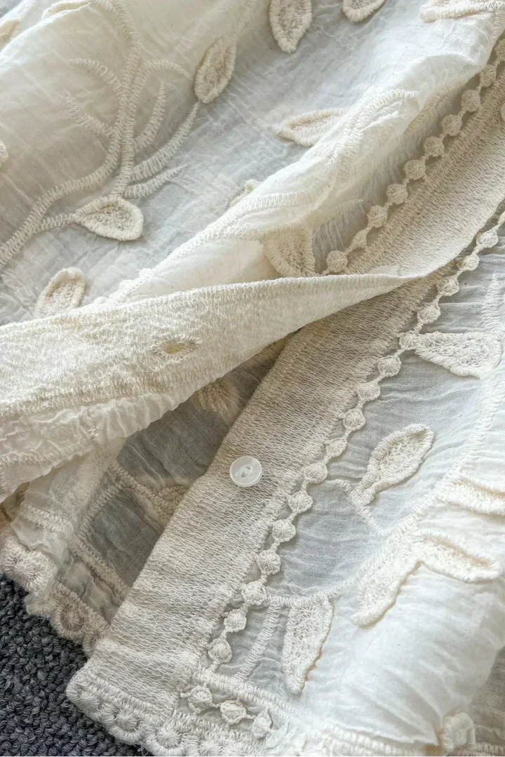 Camisa de Encaje Bordado Prairie
