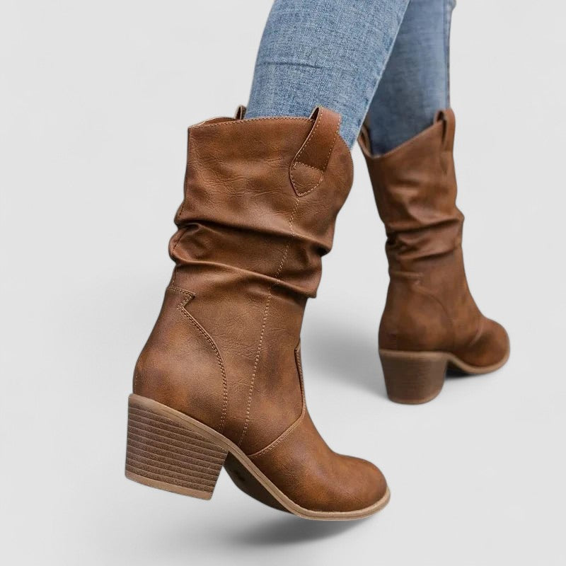 Claire | Botas de cuero ortopédico