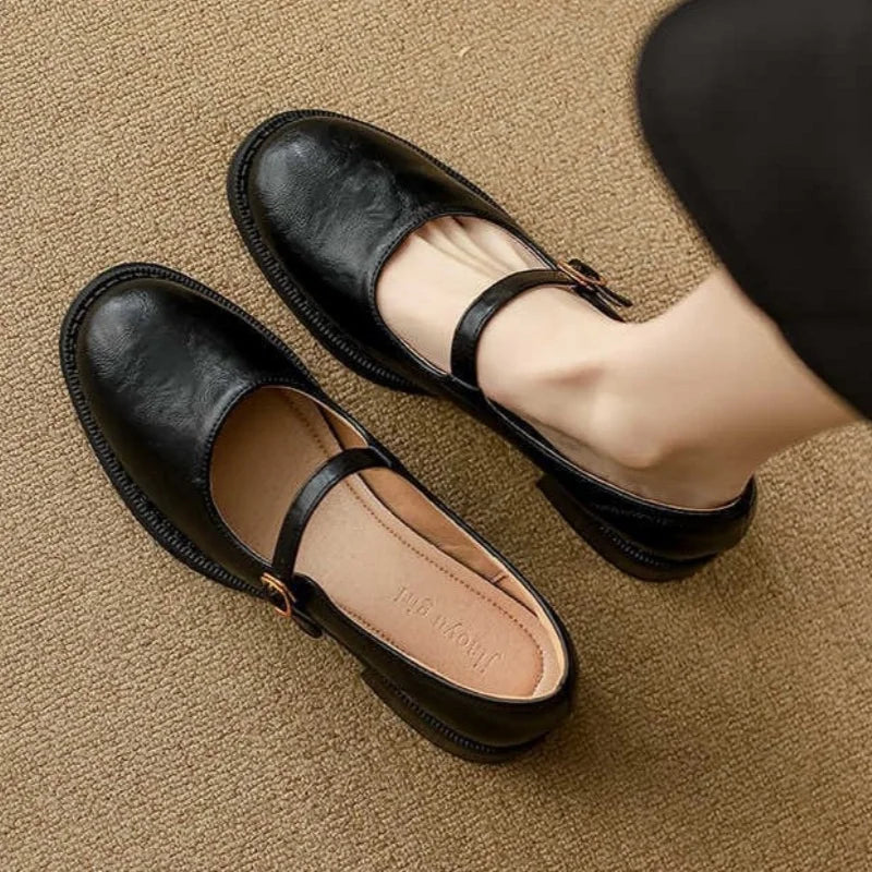 Manon | Mary Janes Clásicas y Cómodas de Cuero