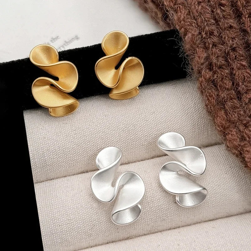 Pendientes de Flor en Plata y Oro de 18K