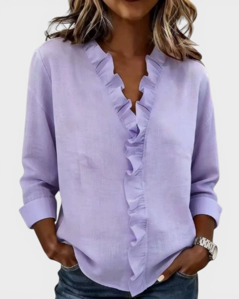 Jimena™ | Blusa con volantes elegante y ligera