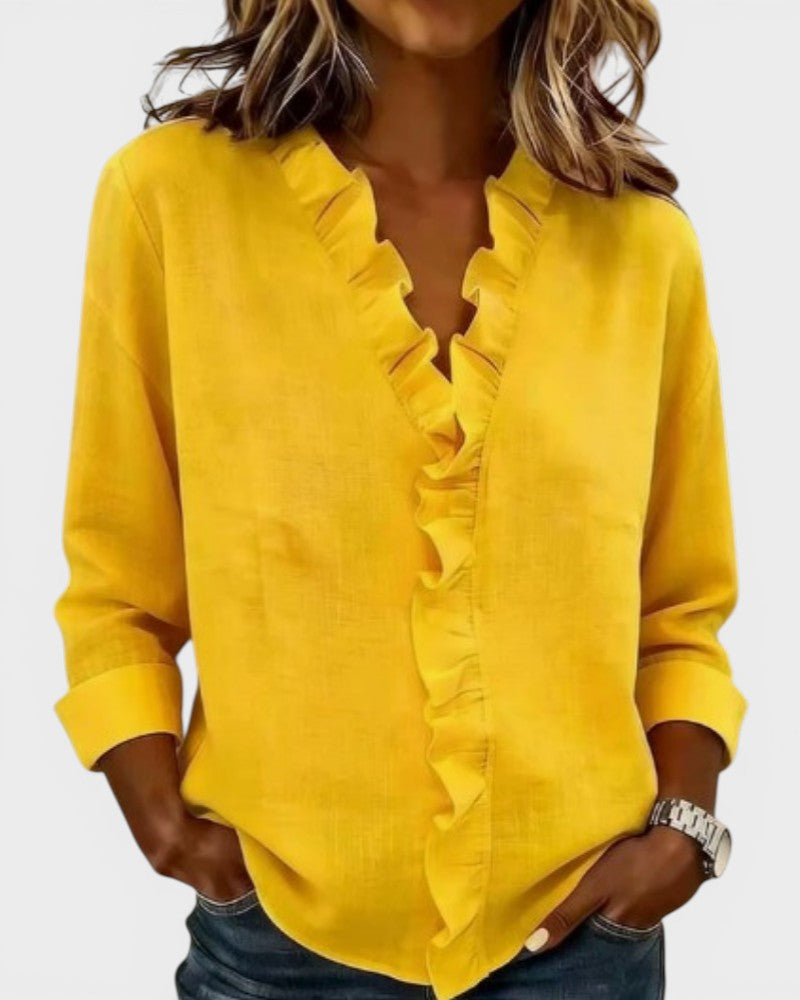 Jimena™ | Blusa con volantes elegante y ligera