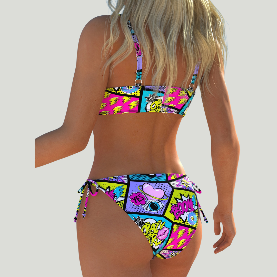 Ona - Bikini con estampado de Pop-Art