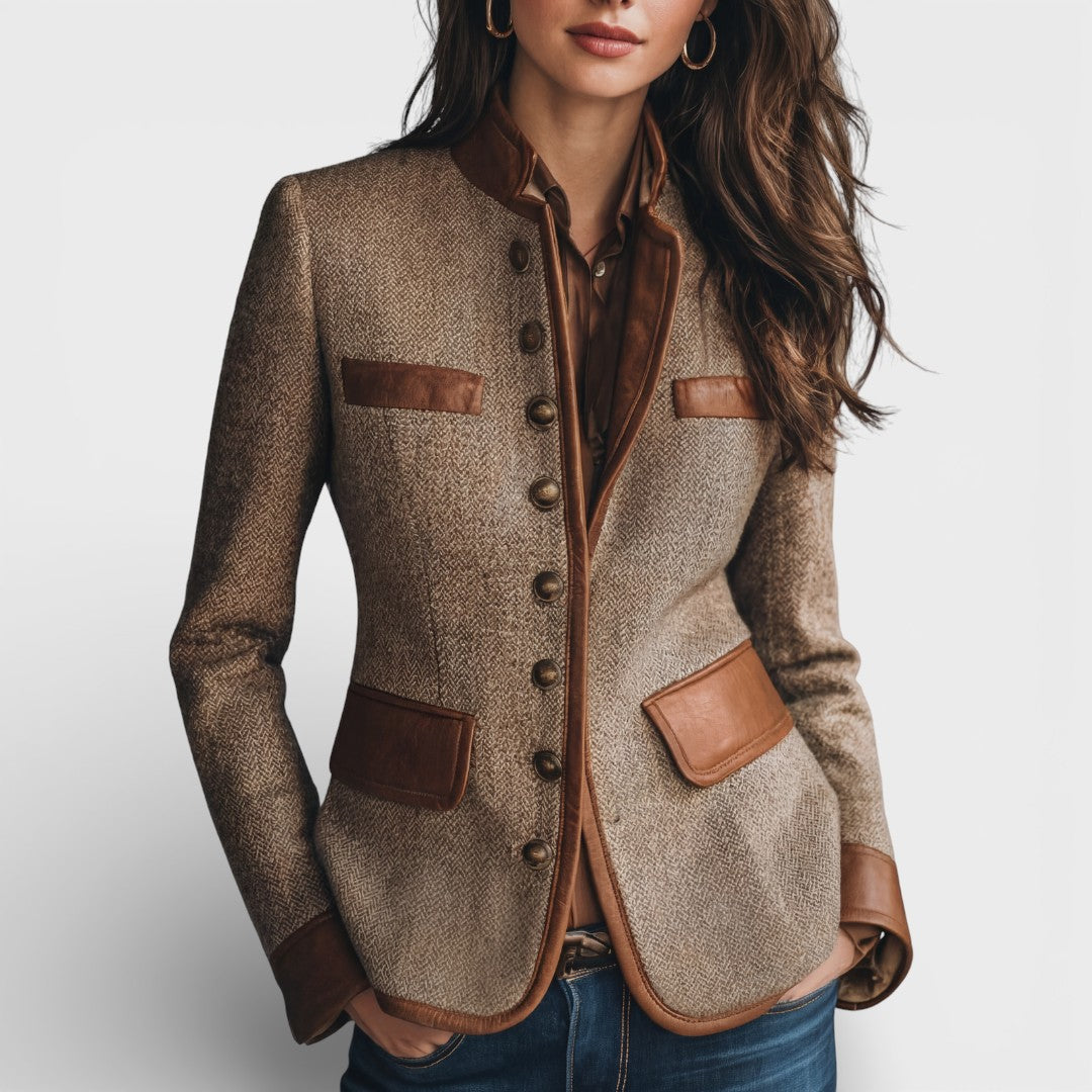 Beatriz™ | Blazer de tweed elegante