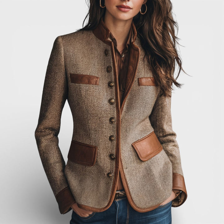 Beatriz™ | Blazer de tweed elegante