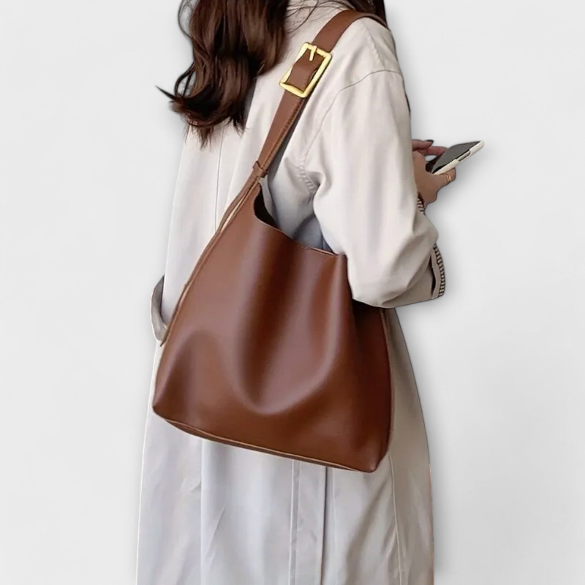 Auriane | Bolso de Mano de Cuero Elegante