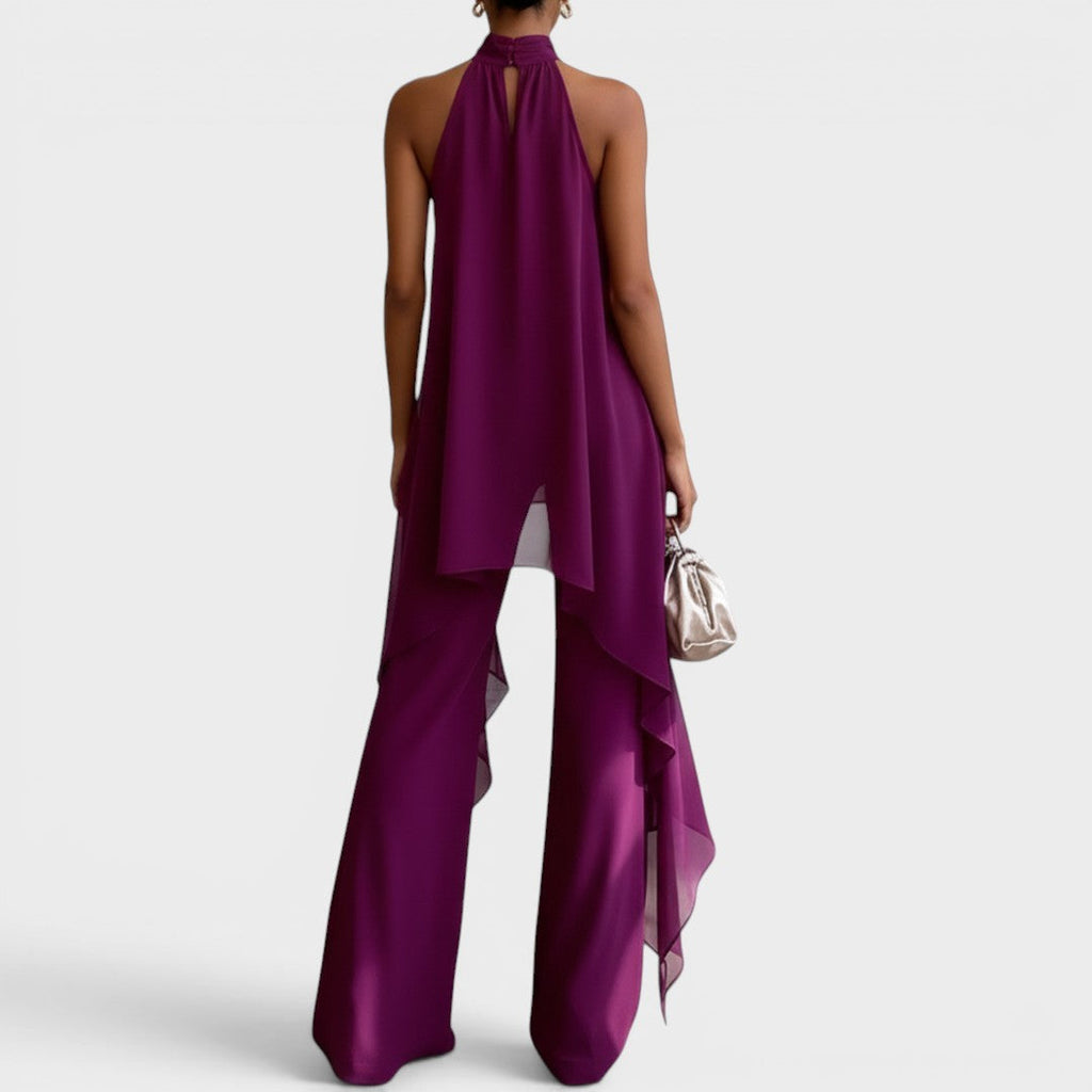 Clara™ | Conjunto halter elegante