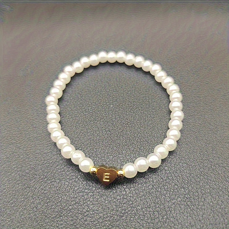 Pulsera Chic con Inicial en Corazón (A–Z)