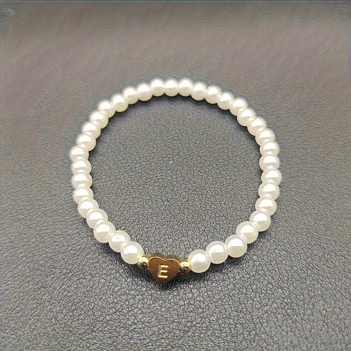 Pulsera Chic con Inicial en Corazón (A–Z)