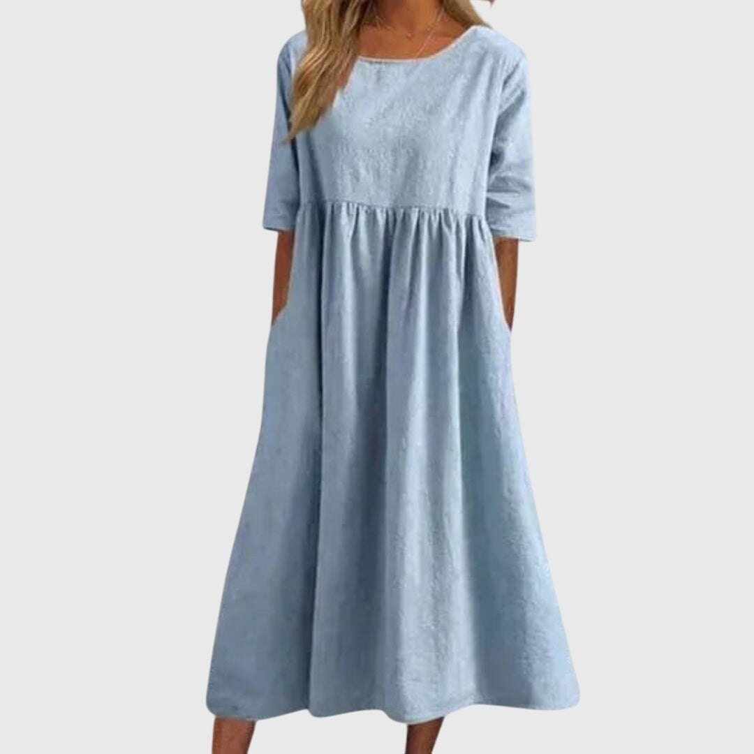 Haisley | Vestido Elegante de Manga Corta